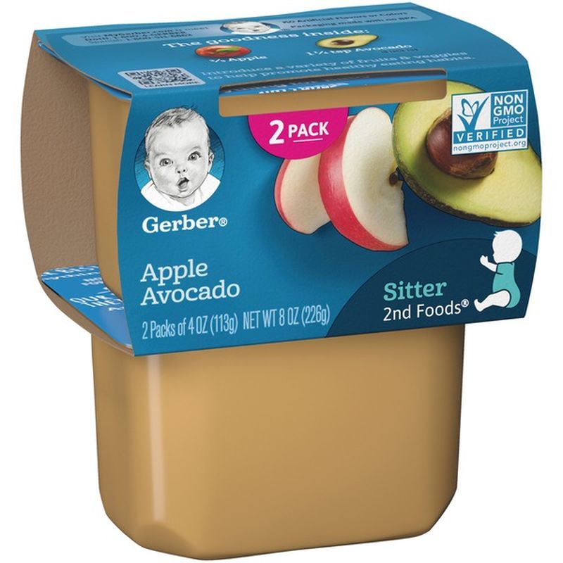 Gerber 2nd Foods Apple Avocado Baby Food (8 oz) - Instacart
