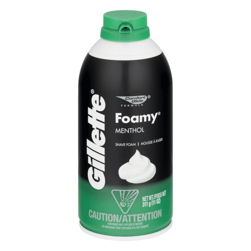 Foamy Menthol Shave Foam (11 oz) Instacart