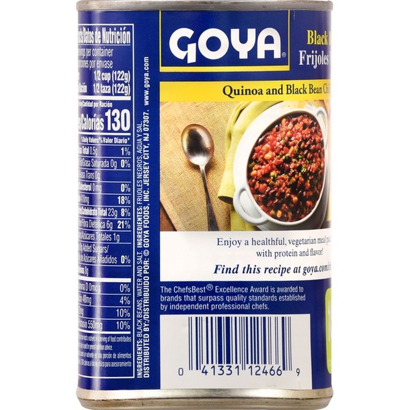 Goya Black Beans (15.5 oz) from DeCicco & Sons Instacart