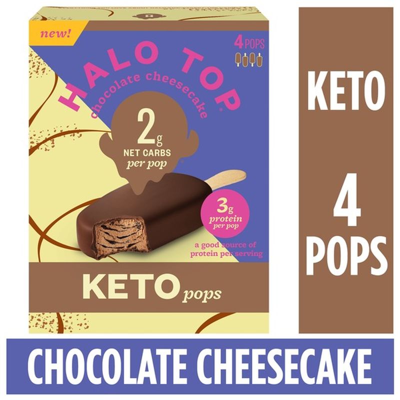 halo top keto chocolate cheesecake frozen dessert