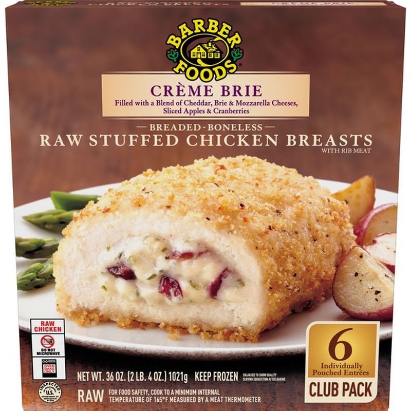 Barber Foods Creme Brie Stuffed Chicken Breast (each) Delivery or