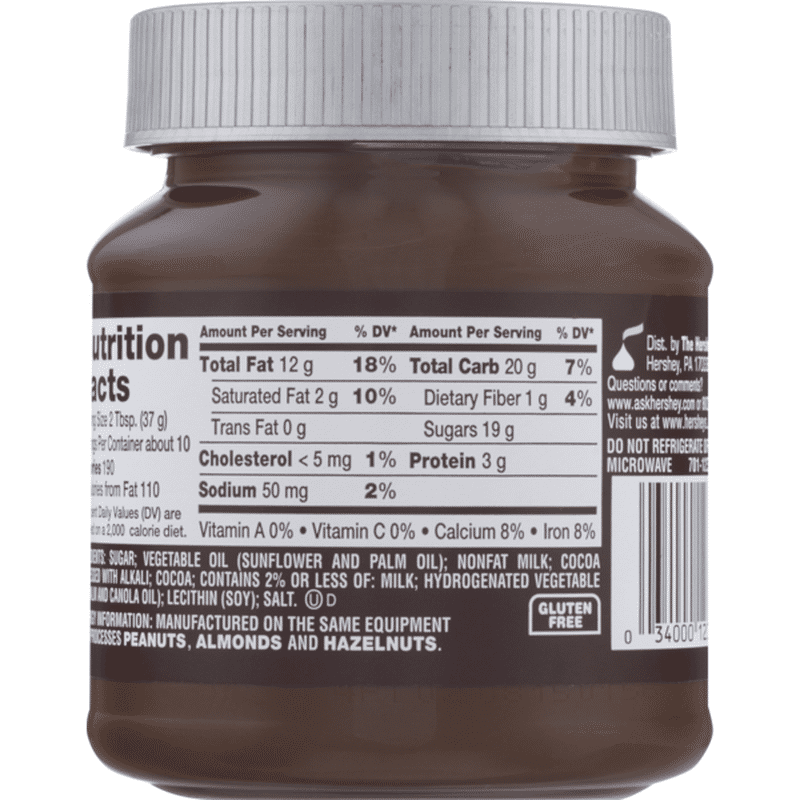 Hershey HERSHEY'S Spreads Chocolate Flavor, (13 oz) - Instacart