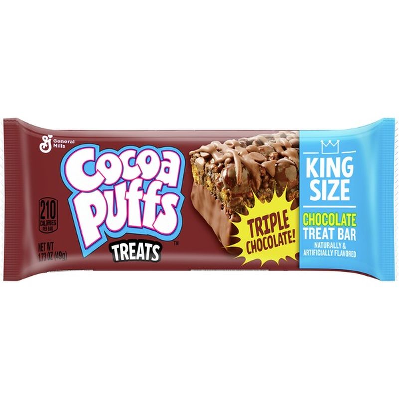 Cocoa Puffs Treat Bar, Chocolate, King Size (1.73 oz) Instacart