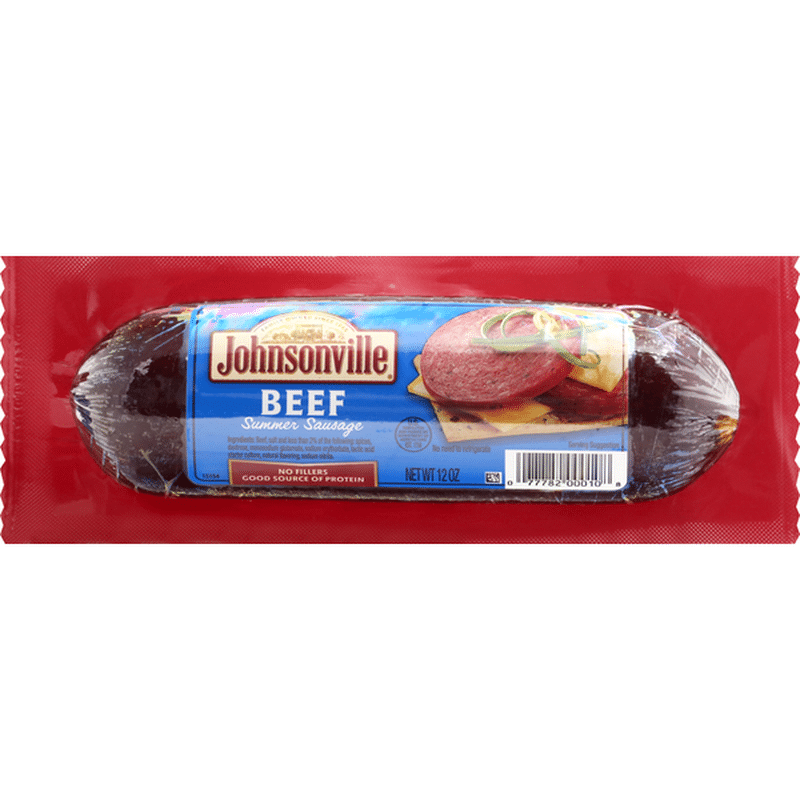 Johnsonville Beef Summer Sausage (12 oz) Instacart