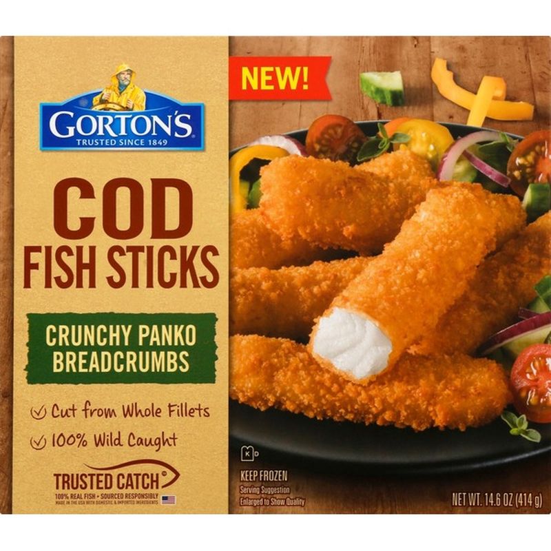 Gorton's Crunchy Breaded Cod Fish Sticks (14.6 oz) Delivery or Pickup ...