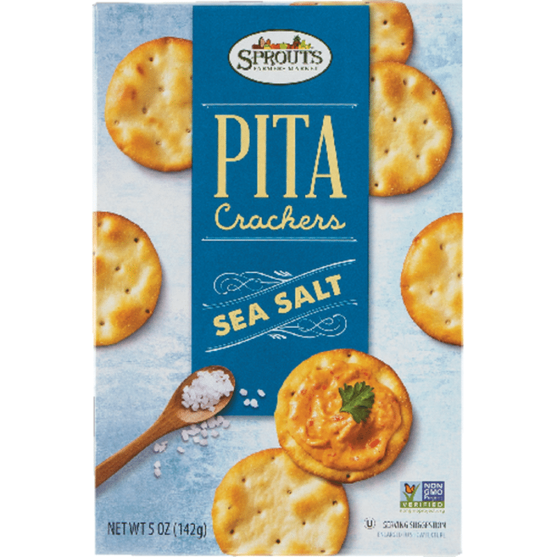 Sprouts Sea Salt Pita Crackers (5 oz) Instacart