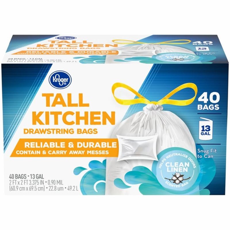 kroger small trash bags