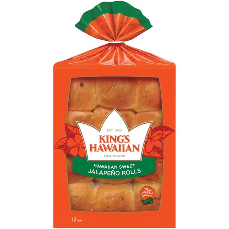 King's Hawaiian Sweet Jalapeno Rolls (12 ct) Instacart