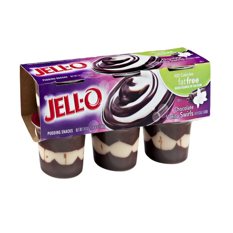 jello chocolate vanilla swirl pudding