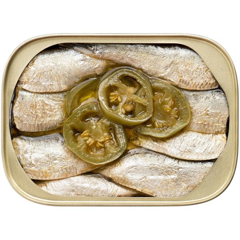 King Oscar Sardines in Olive Oil with Jalapeno Peppers (3.75 oz