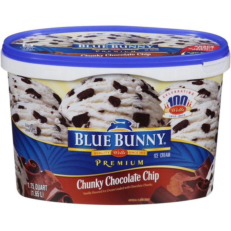 Blue Bunny Premium Chunky Chocolate Chip Ice Cream (1.75 Qt) Delivery 