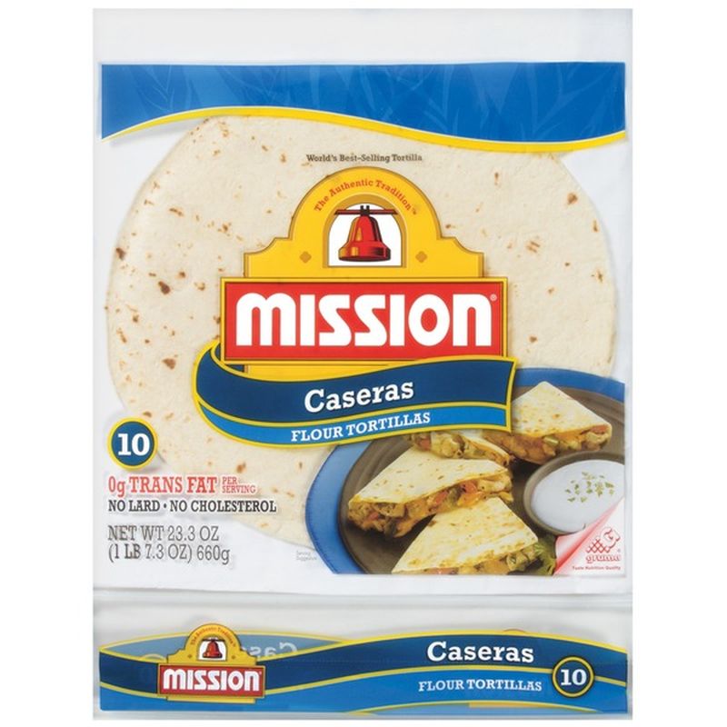 Mission Tortillas, Flour, Caseras (10 each) Delivery or Pickup Near Me