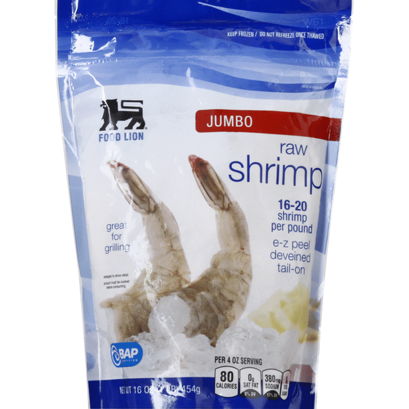 Food Lion Shrimp, Raw, Jumbo (16 oz) Instacart