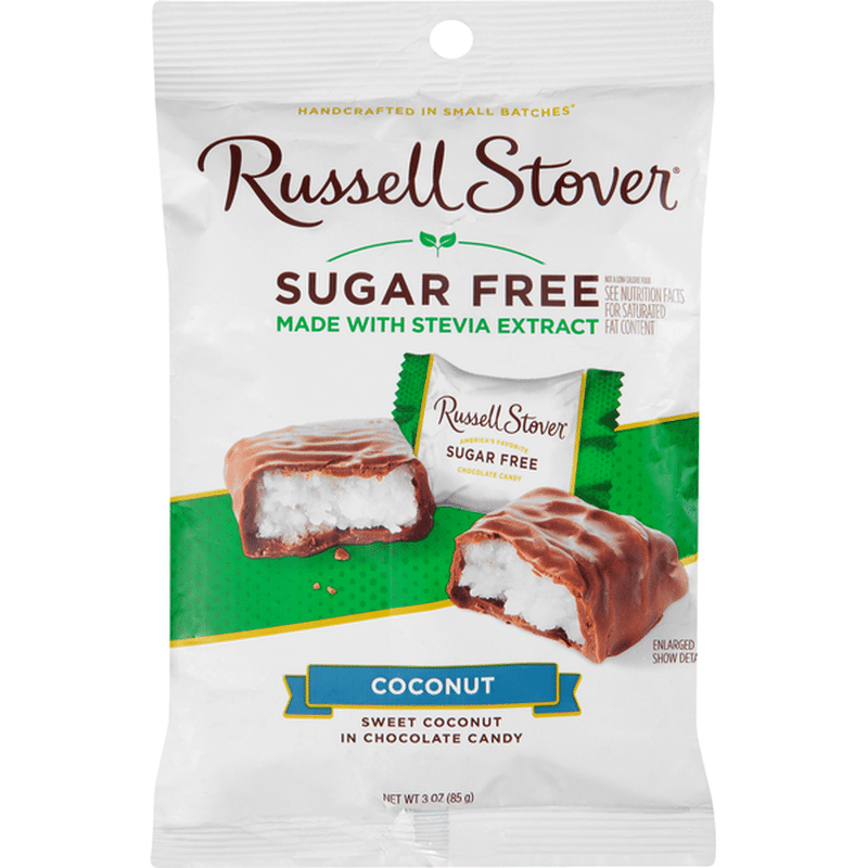 Russell Stover Chocolate Candy, Sugar Free, Coconut (3 oz) from H-E-B