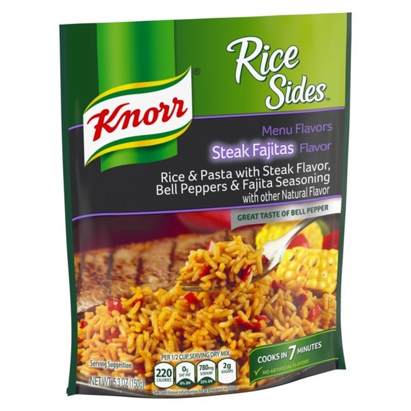 Knorr Rice Side Dish Steak Fajitas (5.3 oz) - Instacart