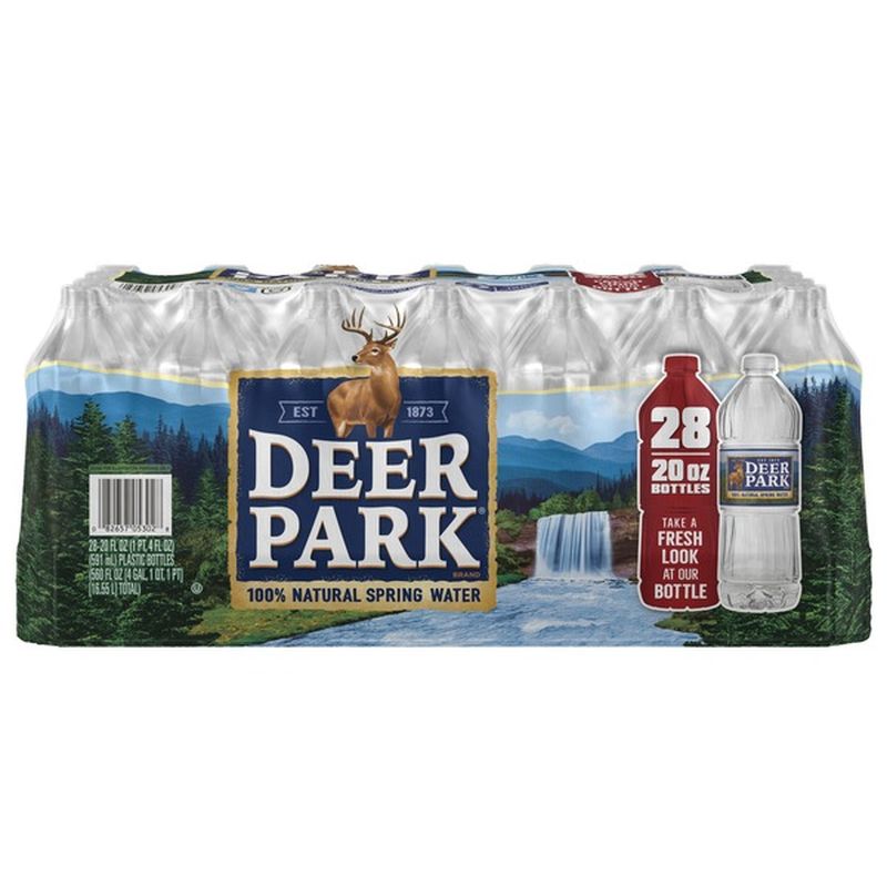 Deer Park 100 Natural Spring Water (20 oz) from Costco Instacart