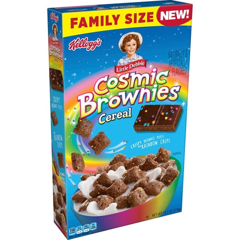 Kellogg's Little Debbie Breakfast Cereal, Cosmic Brownies, Dessert
