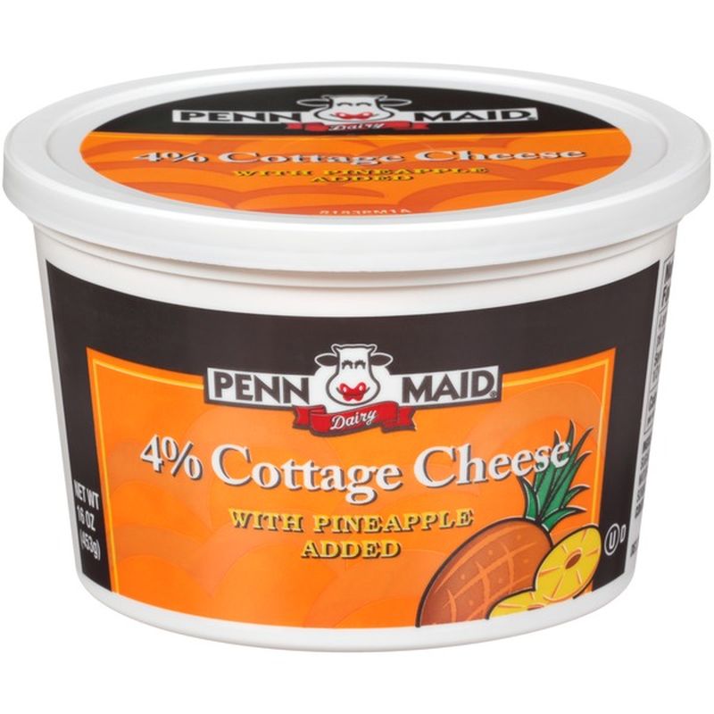 Penn Maid Dairy 4 Cottage Cheese with Pineapple (16 oz) Instacart
