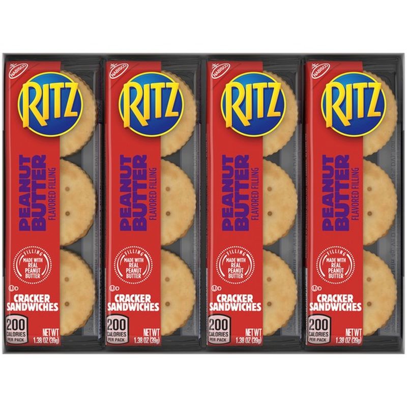 Ritz Peanut Butter Sandwich Cracker Snack Packs (8 Ct) From Stater Bros ...