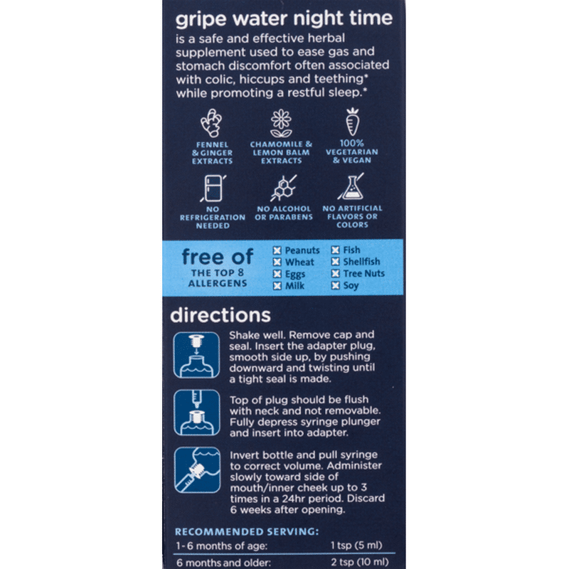 mothers bliss gripe water ingredients