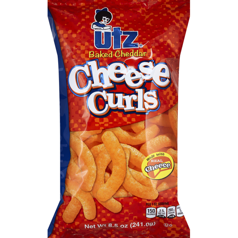 Utz Baked Cheese Curls Cheddar (8.5 oz) Delivery or Pickup Near Me