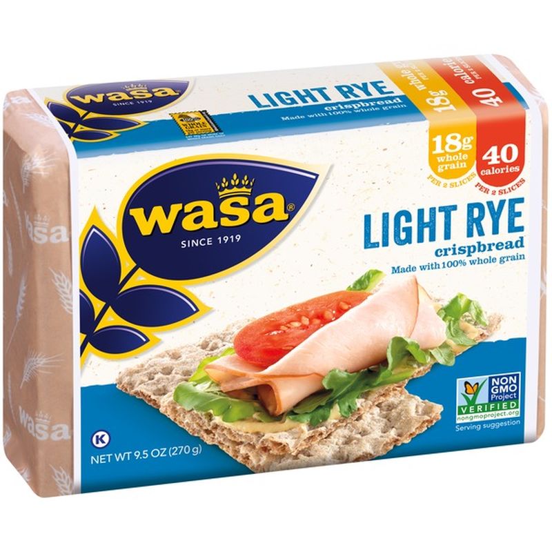 Wasa® Light Rye Swedish Crispbread (9.5 Oz) - Instacart