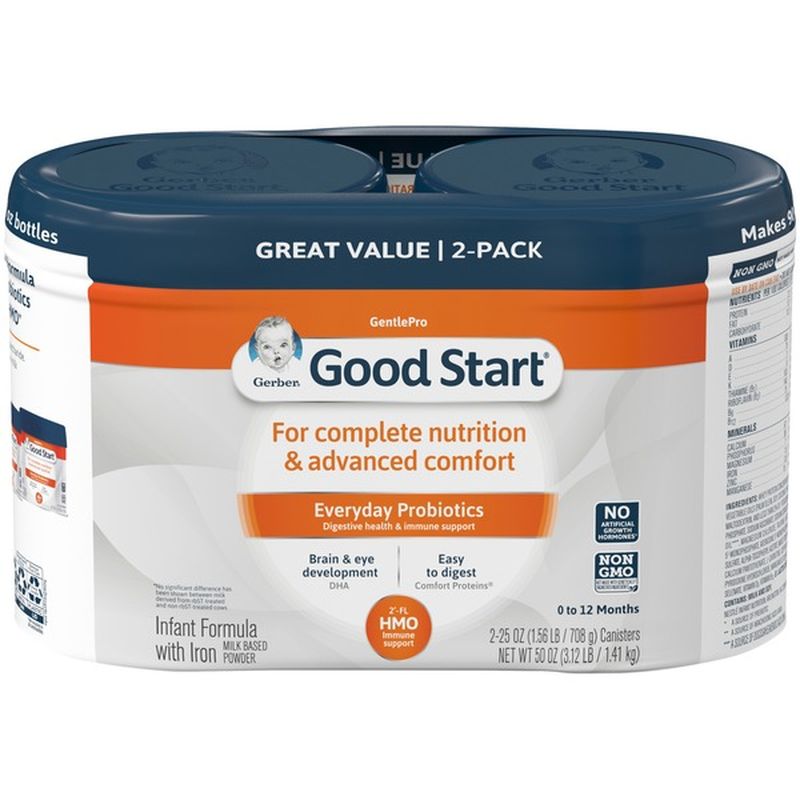 Gerber Everyday Probiotics Non-GMO Powder Infant Formula (25 oz) from ...