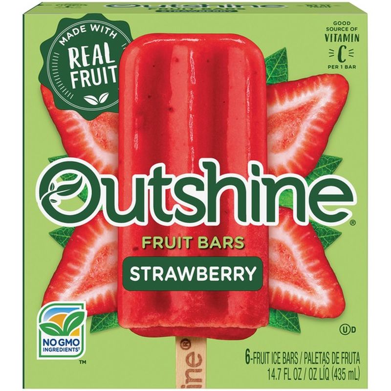 Outshine Strawberry Fruit Bars (6 ct) Instacart