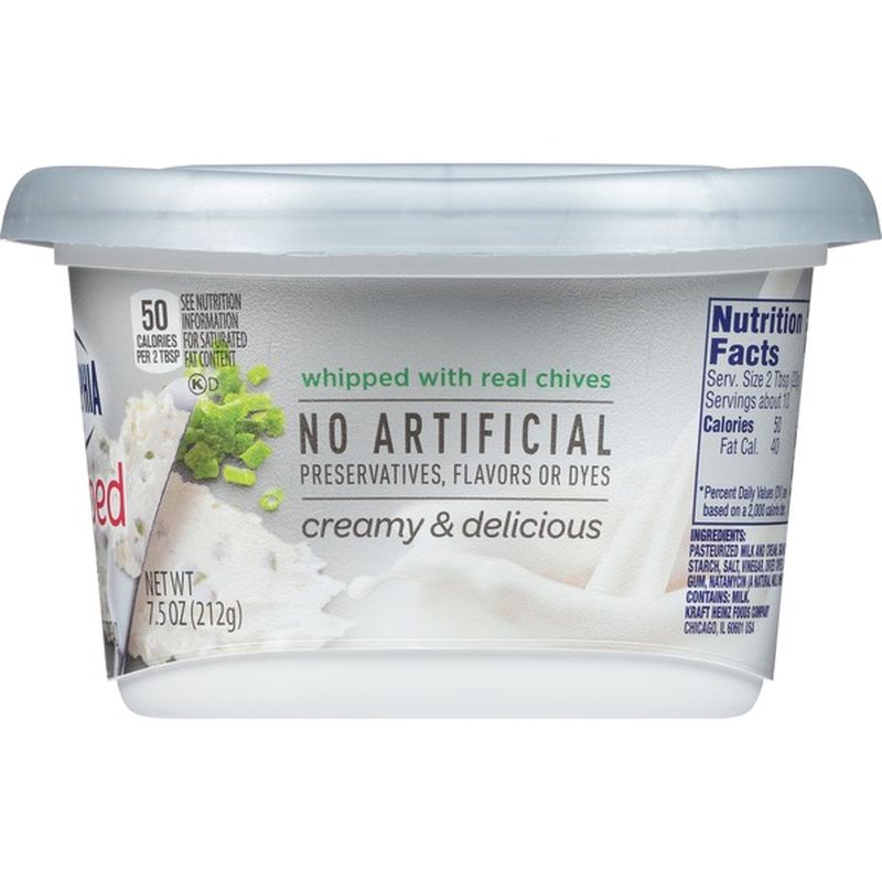 Philadelphia Chives Whipped Cream Cheese (7.5 oz) Instacart