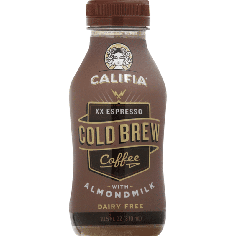 Califia Farms XX Espresso Cold Brew Coffee With Almondmilk (10.5 Oz ...