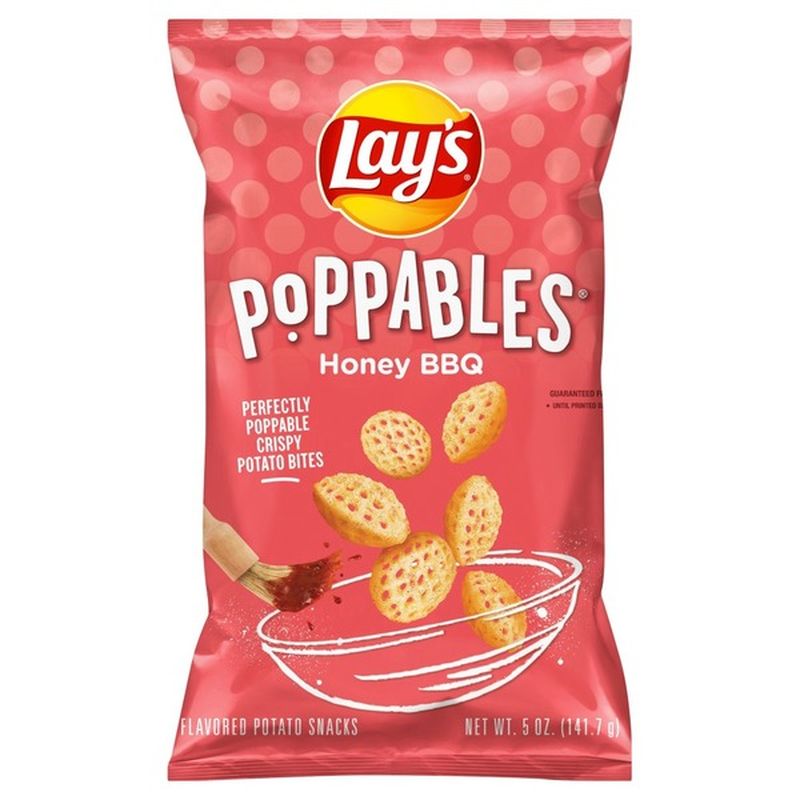 Lay'S Poppables Honey Bbq Potato Snacks (5 Oz) From Publix - Instacart