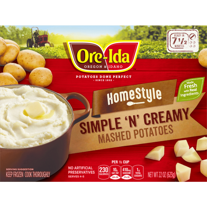 Ore-Ida Homestyle Simple N' Creamy Mashed Potatoes