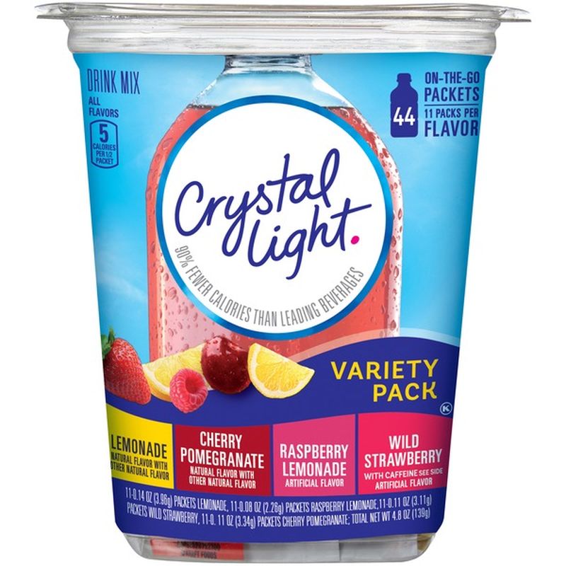 Crystal Light Variety Pack OnTheGo Powdered Drink Mix (4.84 oz) from