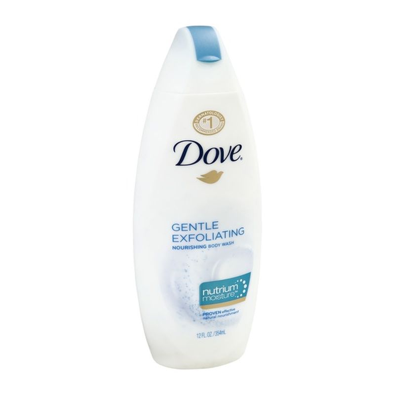 Dove Nutrium Moisture Gentle Exfoliating Nourishing Body Wash (12 fl oz ...