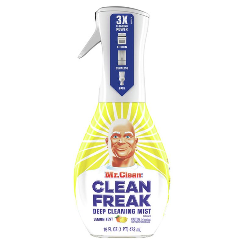 Mr. Clean Clean Freak Deep Cleaning Mist Multi-Surface Spray, Lemon ...