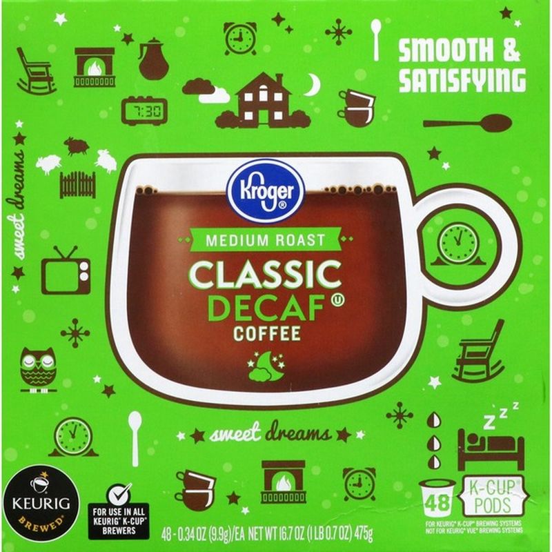 Kroger Classic Decaf Coffee (48 ct) from Kroger - Instacart