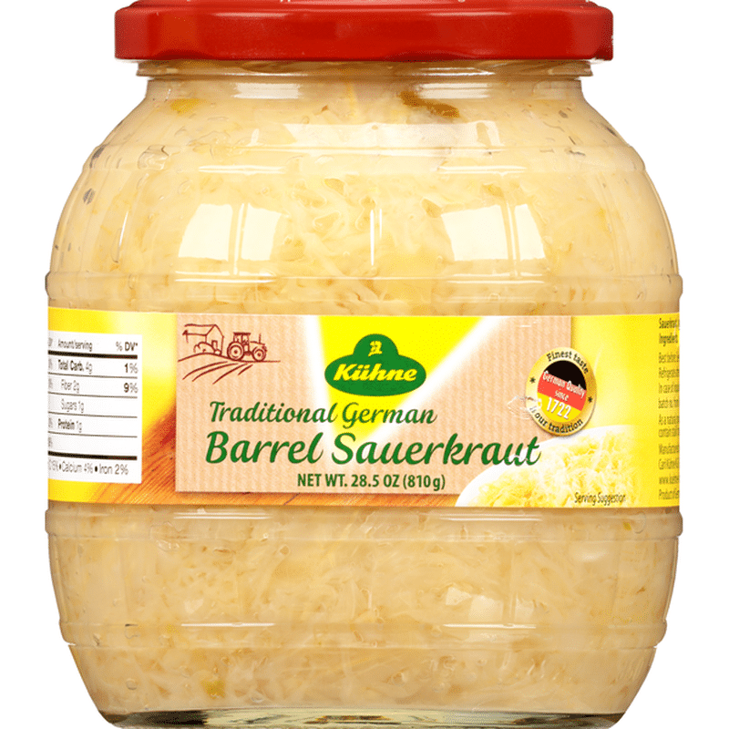 Kuhne Barrel Sauerkraut Traditional German 28 5 Oz Instacart