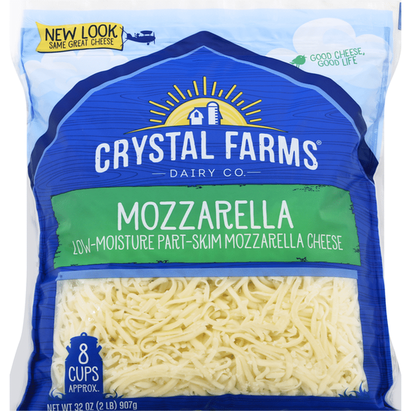 Crystal Farms Cheese, Mozzarella (32 oz) - Instacart