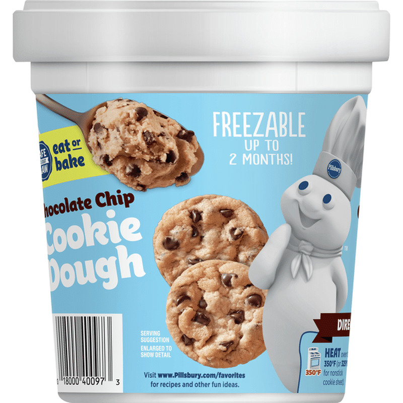 Pillsbury Cookie Dough Chocolate Chip 4 75 Lb Instacart