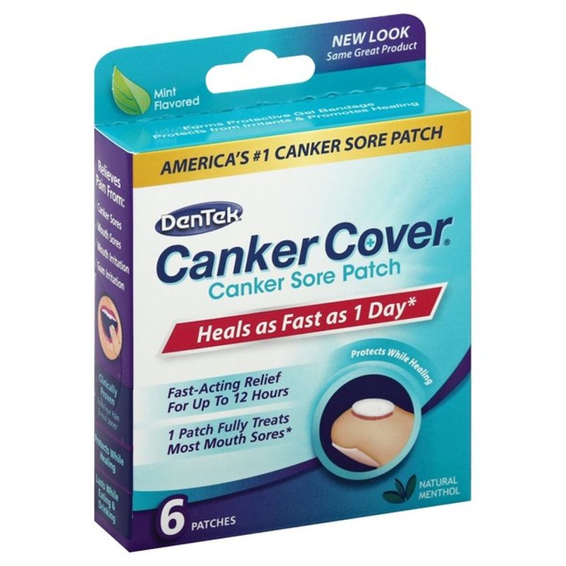 DenTek Canker Cover Canker Sore Patch Mint - 6 CT