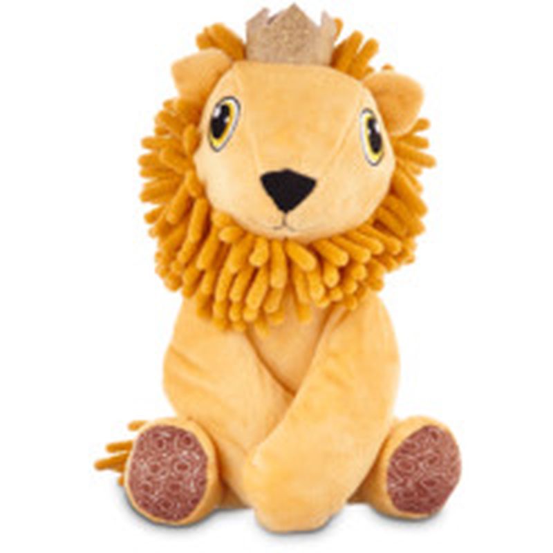 Leaps & Bounds Medium Pets on Safari Lion Plush Dog Toy