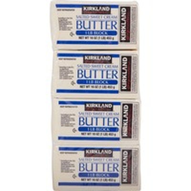 Kirkland Signature Salted Butter, 4 x 1 lb