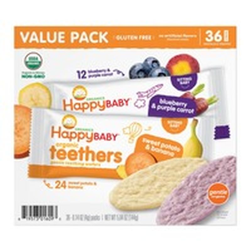 Happy Baby Organics Teethers Multipack (0.14 oz) Instacart