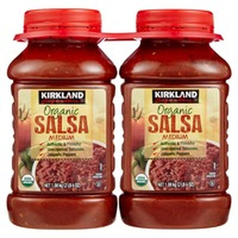 Kirkland Signature Organic Medium Salsa, 2 x 38 oz