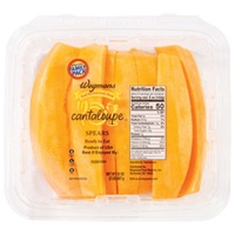 Wegmans Food You Feel Good About Cantaloupe Spears, FAMILY PACK
