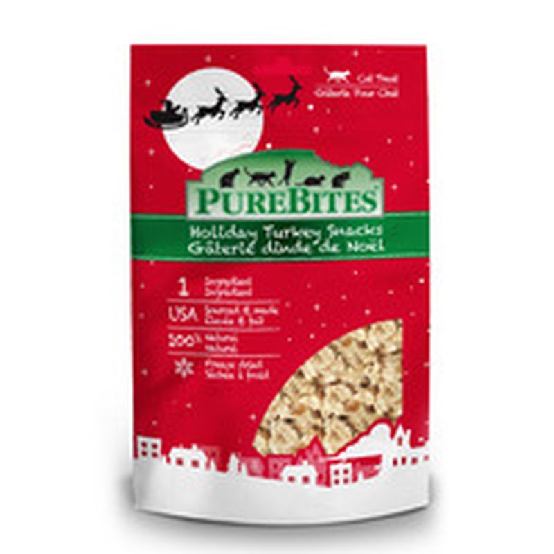 PureBites Natural Freeze Dried Turkey Holiday Cat Treat