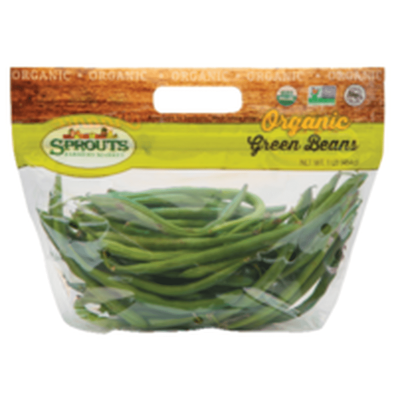 Sprouts Organic Green Beans Package