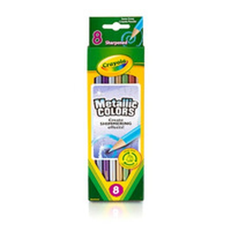 Crayola Metallic Sharpened Colored Pencils