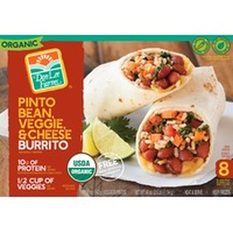 Don Lee Farms T5h7 Pinto Bean, Veggie & Cheese Burrito