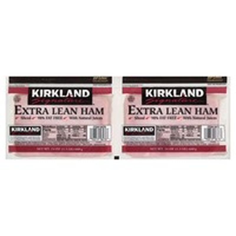 Kirkland Signature 4 x 6 Sliced Ham, 2 x 24 oz